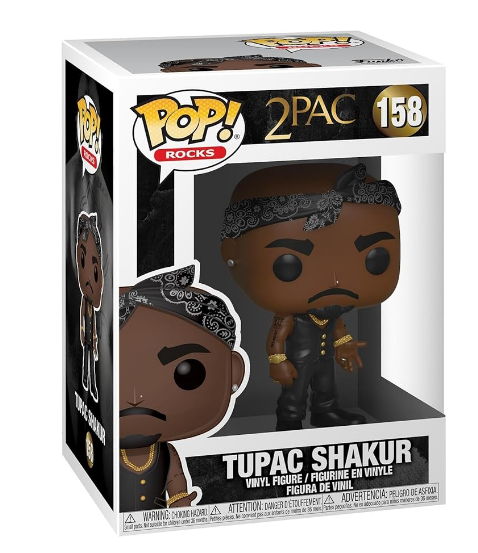 Funko Pop! Rocks Tupac Vinyl Figure (Vest & Bandana)